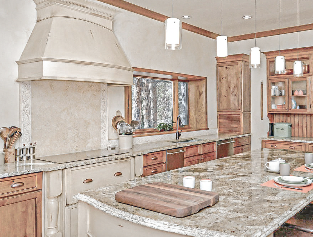 decorated kitchen